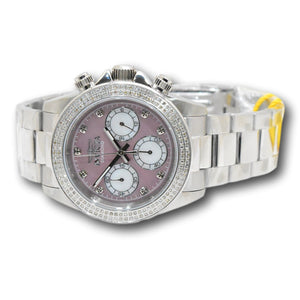 Invicta Elite Diamond 0.71 Carat Diamond Watch Rose Mother of Pearl Dial 48756-Klawk Watches