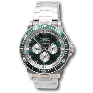 Invicta Ti-22 Titanium Men's 44mm Green Dial Multifunction Date Watch 47514-Klawk Watches