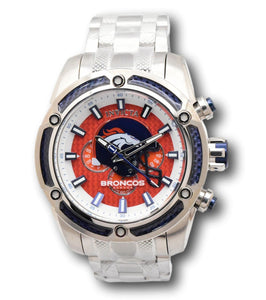 Invicta NFL Denver Broncos Men's 52mm Carbon Fiber Chronograph Watch 41794-Klawk Watches