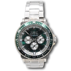Invicta Ti-22 Titanium Men's 44mm Green Dial Multifunction Date Watch 47514-Klawk Watches