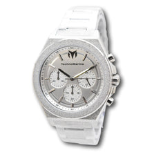 Load image into Gallery viewer, TechnoMarine Ocean Emperor Radiant Silver Steel Men's 43mm Watch TM-318151-Klawk Watches
