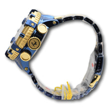 Load image into Gallery viewer, Invicta Reserve Huracan Men's 53mm Blue &amp; Gold Swiss Chronograph Watch 36630-Klawk Watches
