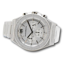 Load image into Gallery viewer, TechnoMarine Ocean Emperor Radiant Silver Steel Men's 43mm Watch TM-318151-Klawk Watches
