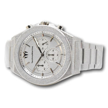 Load image into Gallery viewer, TechnoMarine Ocean Emperor Radiant Silver Steel Men's 43mm Watch TM-318151-Klawk Watches
