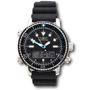 Invicta Pro Diver Men's 46.5mm Black Dual Time Digital Ana-Digi Watch 48367-Klawk Watches