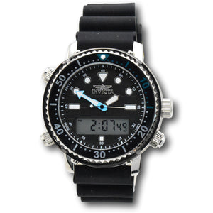 Invicta Pro Diver Men's 46.5mm Black Dual Time Digital Ana-Digi Watch 48367-Klawk Watches