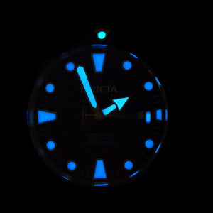 Invicta Pro Diver Automatic Men's 44mm Lume Markers 100M Gold Watch 39761-Klawk Watches