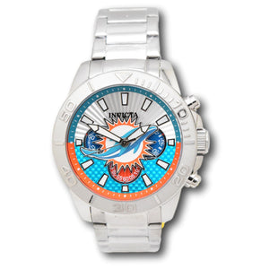 Invicta NFL Miami Dolphins Men's 45mm Quartz Chronograph Watch 47936-Klawk Watches