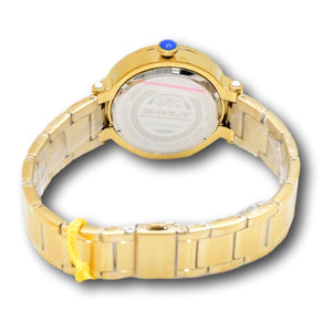 Invicta Bolt Luxe Women's 37mm Gold MOP Dial Watch 202 Crystals 48113-Klawk Watches