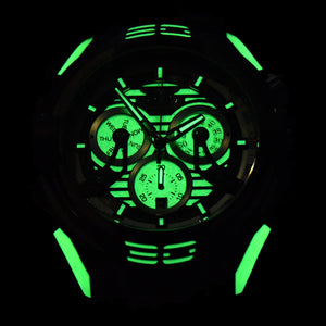 Invicta Mammoth Men's Ultra Lume Gray 54mm Swiss Chrono Watch 37528-Klawk Watches