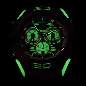 Invicta Mammoth Men's Ultra Lume Gray 54mm Swiss Chrono Watch 37528-Klawk Watches