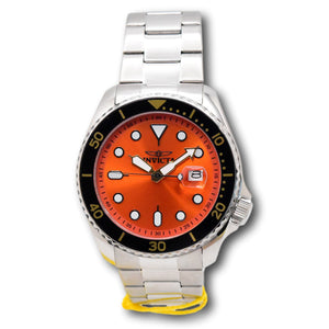 Invicta Pro Diver Men's 46mm Orange Dial Lume Markers Quartz Watch 47159-Klawk Watches