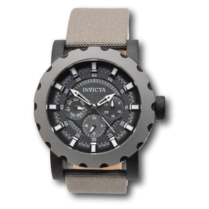 Invicta I-Force Commando Men's 46mm Stealth Gray Day / Date Quartz Watch 47588-Klawk Watches