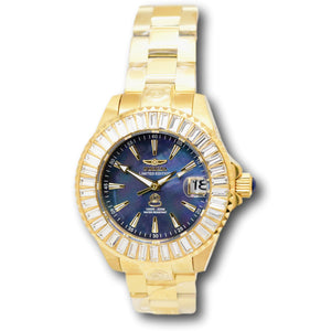 Invicta Pro Diver Women's 38mm Automatic Black MOP Gold Limited Edition 44319-Klawk Watches