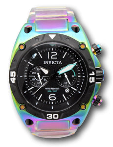 Invicta Aviator 24-hour Dual Time Men's 50mm Iridescent Rainbow Watch 40269-Klawk Watches