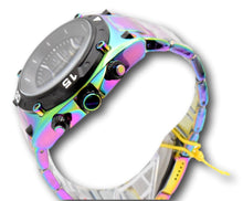 Load image into Gallery viewer, Invicta Aviator 24-hour Dual Time Men&#39;s 50mm Iridescent Rainbow Watch 40269-Klawk Watches
