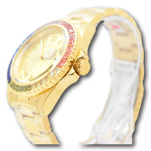 Load image into Gallery viewer, Invicta Angel Women's 40mm Gold Watch 42 Rainbow CZ Bezel Quartz 20022-Klawk Watches
