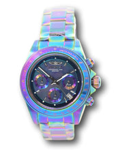 Load image into Gallery viewer, Invicta Speedway Black Pearl Men's 40mm Iridescent Chronograph Watch 23941 RARE-Klawk Watches
