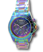 Load image into Gallery viewer, Invicta Speedway Black Pearl Men's 40mm Iridescent Chronograph Watch 23941 RARE-Klawk Watches
