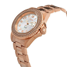 Load image into Gallery viewer, Invicta Angel Women's 40mm Rose Gold MOP Dial Pave Crystal Quartz Watch 28674

