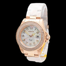 Load image into Gallery viewer, Invicta Angel Women's 40mm Rose Gold MOP Dial Pave Crystal Quartz Watch 28674

