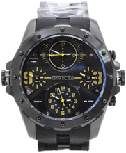 Load image into Gallery viewer, Invicta Coalition Forces Sniper Mens 50mm 4-Time Zones Triple Black Watch 31140-Klawk Watches
