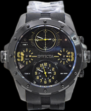 Load image into Gallery viewer, Invicta Coalition Forces Sniper Mens 50mm 4-Time Zones Triple Black Watch 31140-Klawk Watches
