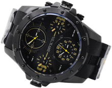 Load image into Gallery viewer, Invicta Coalition Forces Sniper Mens 50mm 4-Time Zones Triple Black Watch 31140-Klawk Watches
