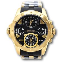 Load image into Gallery viewer, Invicta Coalition Forces Sniper Mens 50mm 4-Time Zones Gold Military Watch 31141-Klawk Watches
