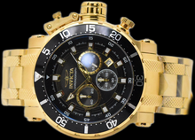 Load image into Gallery viewer, Invicta Coalition Forces Night Hawk Men's 52mm Gold &amp; Black Chrono Watch 32720
