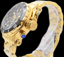 Load image into Gallery viewer, Invicta Coalition Forces Night Hawk Men's 52mm Gold &amp; Black Chrono Watch 32720
