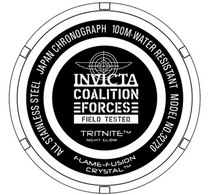 Load image into Gallery viewer, Invicta Coalition Forces Night Hawk Men's 52mm Gold &amp; Black Chrono Watch 32720
