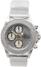 Load image into Gallery viewer, Invicta Pro Diver Women's 38mm Silver 399 PAVE Crystal Chronograph Watch 32934-Klawk Watches
