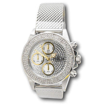 Load image into Gallery viewer, Invicta Pro Diver Women's 38mm Silver 399 PAVE Crystal Chronograph Watch 32934-Klawk Watches
