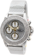 Load image into Gallery viewer, Invicta Pro Diver Women's 38mm Silver 399 PAVE Crystal Chronograph Watch 32934-Klawk Watches
