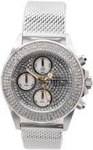 Load image into Gallery viewer, Invicta Pro Diver Women's 38mm Silver 399 PAVE Crystal Chronograph Watch 32934-Klawk Watches
