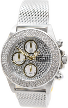 Load image into Gallery viewer, Invicta Pro Diver Women's 38mm Silver 399 PAVE Crystal Chronograph Watch 32934-Klawk Watches
