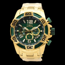 Load image into Gallery viewer, Invicta Pro Diver Scuba 50mm Green Dial Gold Carbon Fiber Chronograph Watch
