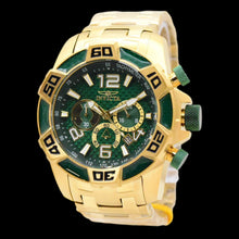 Load image into Gallery viewer, Invicta Pro Diver Scuba 50mm Green Dial Gold Carbon Fiber Chronograph Watch
