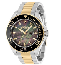 Load image into Gallery viewer, Invicta Pro Diver Men's Black Mother of Pearl Dial Two Tone Gold Quartz Watch
