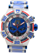 Load image into Gallery viewer, Invicta Marvel Captain America Men's 52mm Limited Blue Carbon Fiber Watch 38367-Klawk Watches
