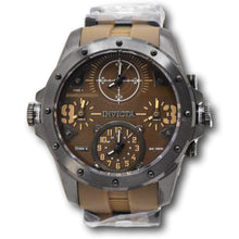 Load image into Gallery viewer, Invicta Coalition Forces Sniper Mens 50mm 4-Time Zone Brown Military Watch 39357-Klawk Watches
