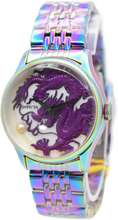 Load image into Gallery viewer, Invicta Purple Dragon MOP Automatic Women's 38mm Iridescent Rainbow Watch 39863
