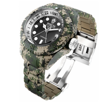 Load image into Gallery viewer, Invicta Hydromax Green Camo Hydroplated Men's 52mm Swiss Quartz Watch 40462-Klawk Watches
