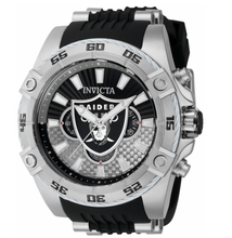 Load image into Gallery viewer, Invicta NFL Las Vegas Raiders Men's 52mm Carbon Fiber Chronograph Watch 41982
