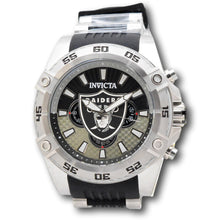 Load image into Gallery viewer, Invicta NFL Las Vegas Raiders Men's 52mm Carbon Fiber Chronograph Watch 41982
