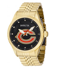 Load image into Gallery viewer, Invicta NFL Chicago Bears Men's 43mm Gold Stainless Quartz Watch 42426-Klawk Watches
