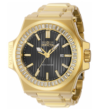 Load image into Gallery viewer, Invicta Akula Marquis Baguette Men's 58mm Swiss Quartz Gold Crystals Watch 43389-Klawk Watches
