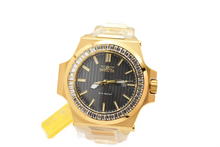 Load image into Gallery viewer, Invicta Akula Marquis Baguette Men's 58mm Swiss Quartz Gold Crystals Watch 43389-Klawk Watches
