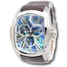 Load image into Gallery viewer, Invicta Lupah Mens 47mm Abalone Dial GMT Day/Date Quartz Watch 45628 Brown Strap-Klawk Watches
